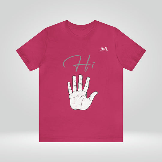 Unisex Hi Five Jersey Short Sleeve Tee