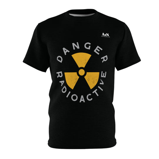 Unisex Danger Radioactive T-shirt Black