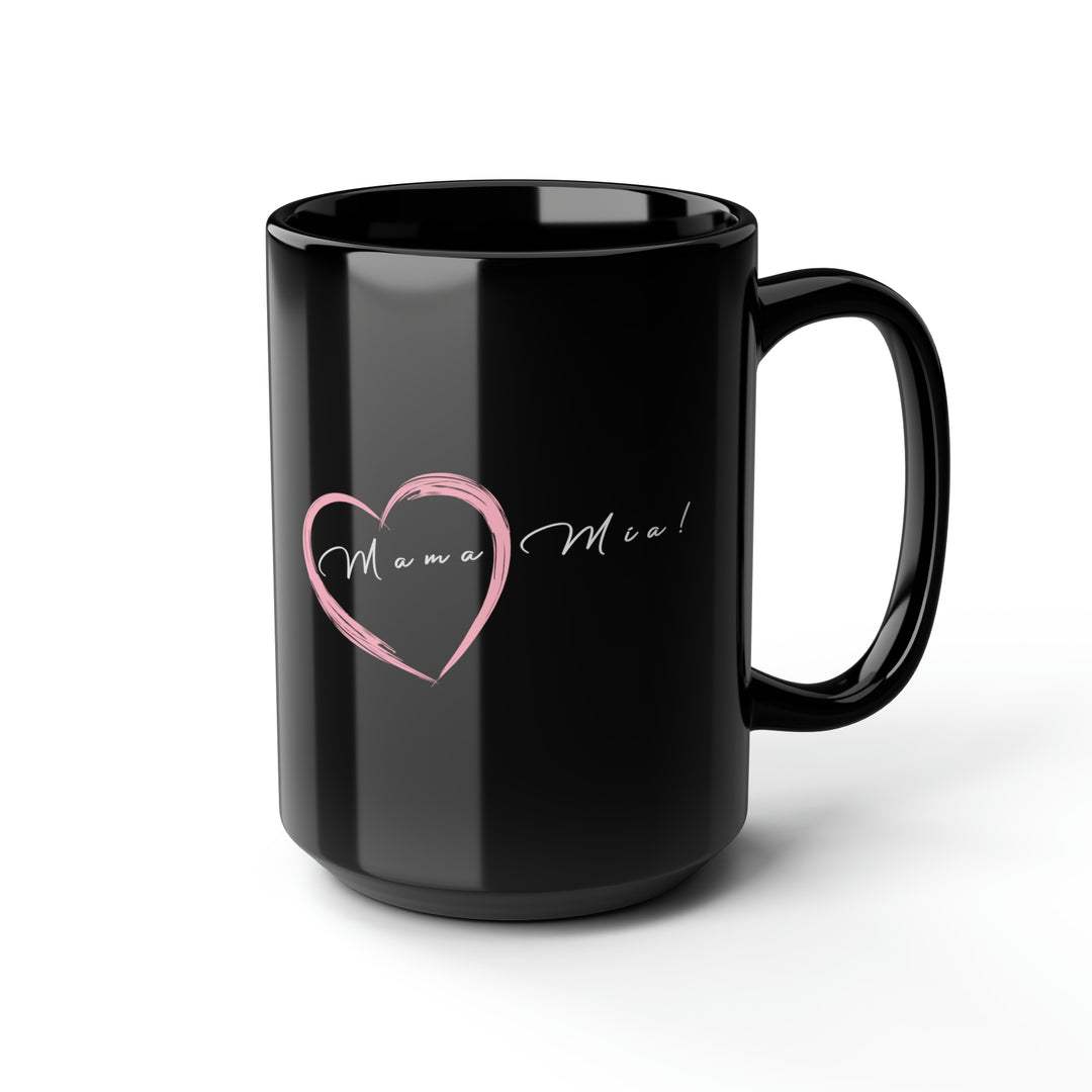 Elegant Black Mug for Mothers