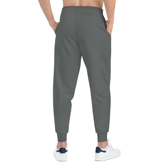 Unisex Athletic Cheetah Joggers Dark Grey