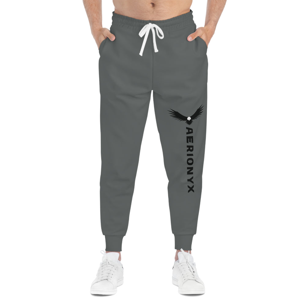 Unisex Athletic Aerionyx Joggers White Dark Grey