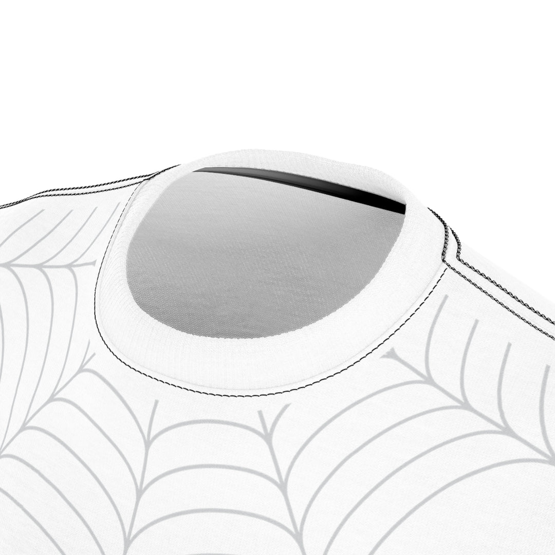 Unisex Halloween Spider-Web T-shirt White