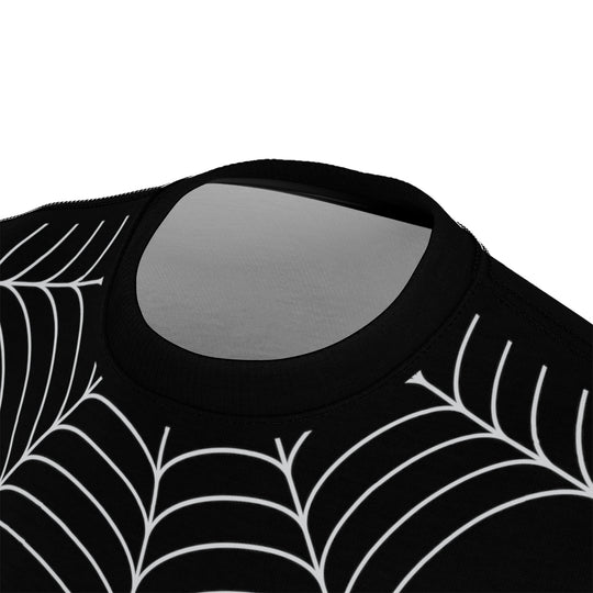 Unisex Halloween Spider-Web T-shirt Black