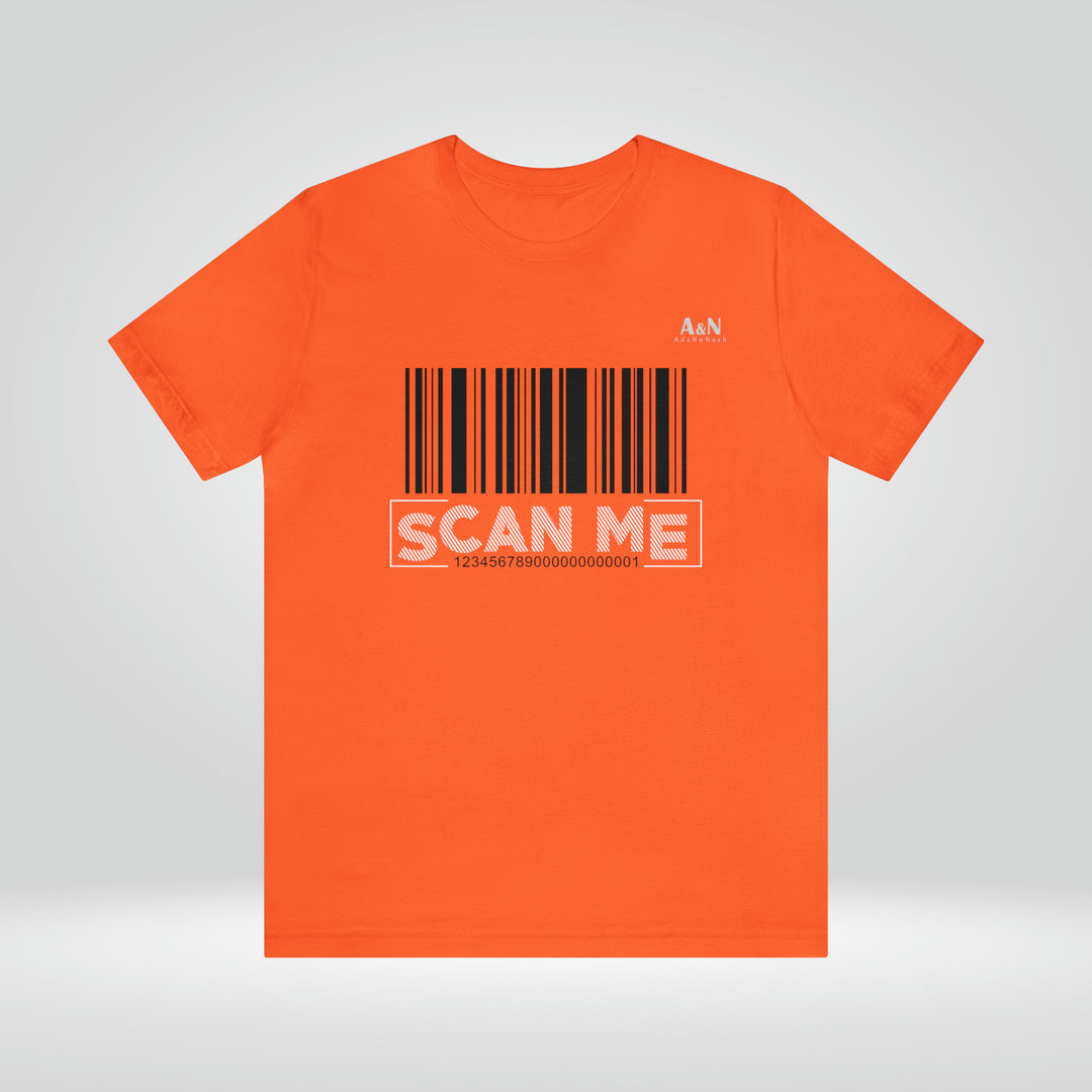 Unisex  Barcode Scan Me Jersey Short Sleeve Tee