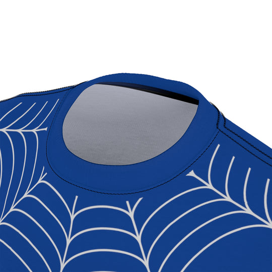 Unisex Halloween Spider-Web T-shirt Dark Blue