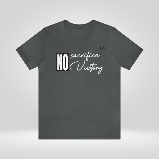 Unisex No Secrifice No Victory Short Sleeve Tee