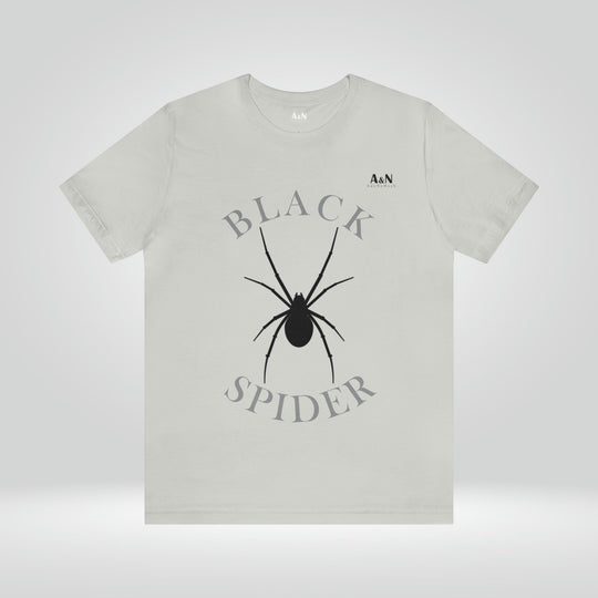 Unisex Black Spider Jersey Short Sleeve Tee