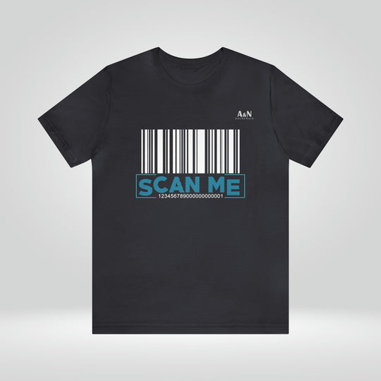 Unisex  Barcode Scan Me Jersey Short Sleeve Tee