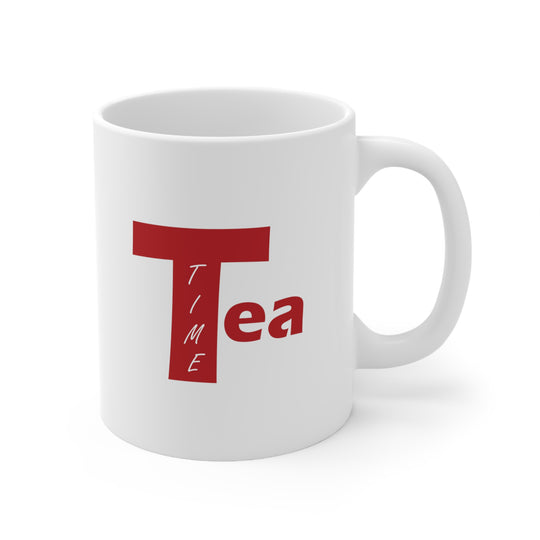 Tea Time Ceramic Mug 11oz