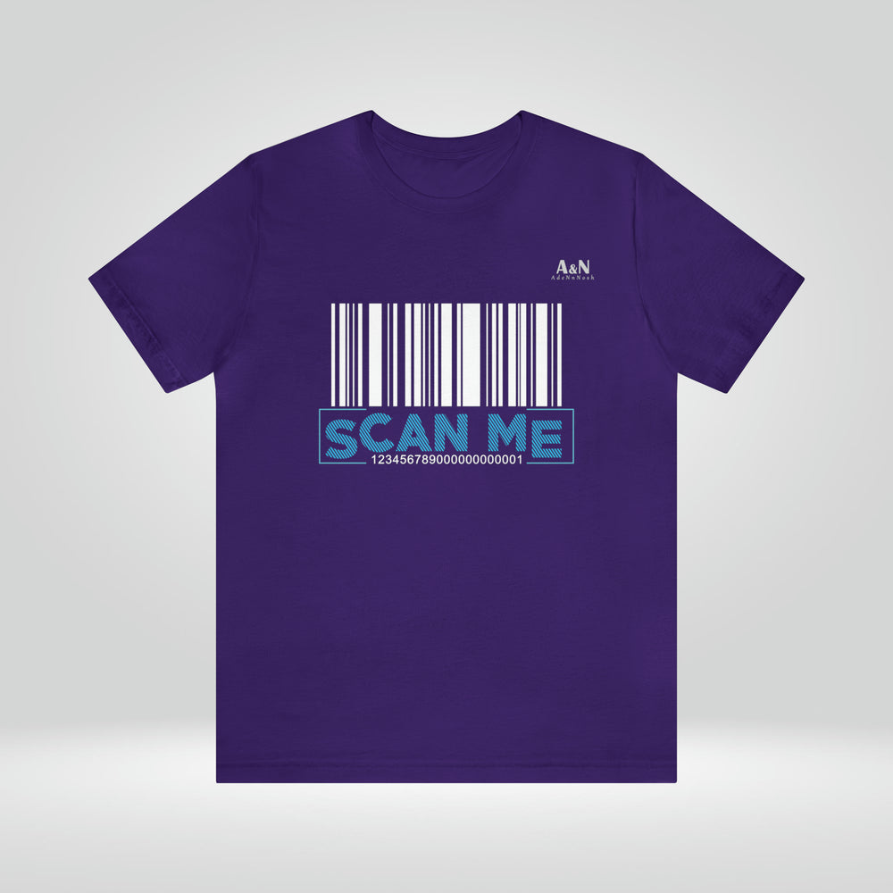 Unisex  Barcode Scan Me Jersey Short Sleeve Tee