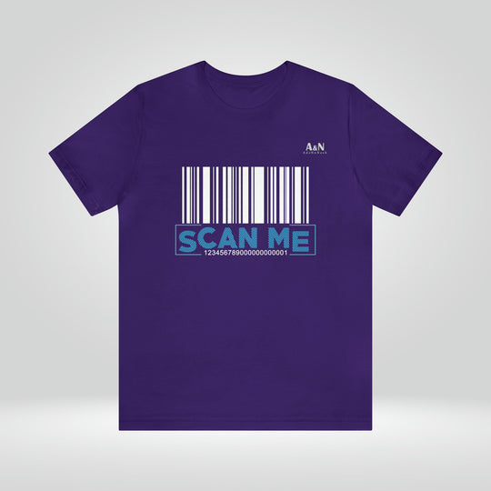 Unisex  Barcode Scan Me Jersey Short Sleeve Tee