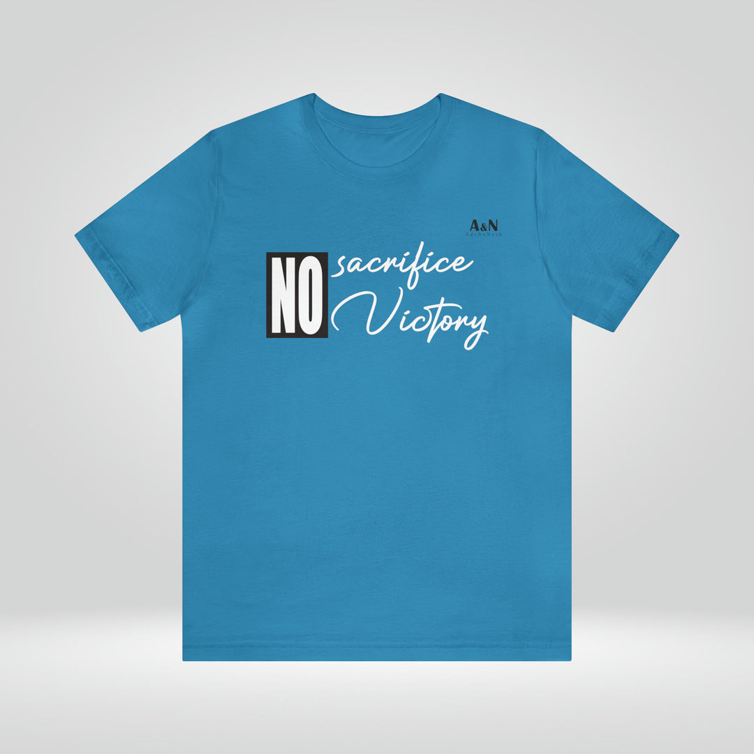 Unisex No Secrifice No Victory Short Sleeve Tee