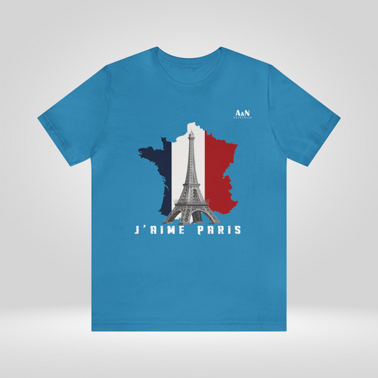 Unisex Paris Jersey Short Sleeve Tee