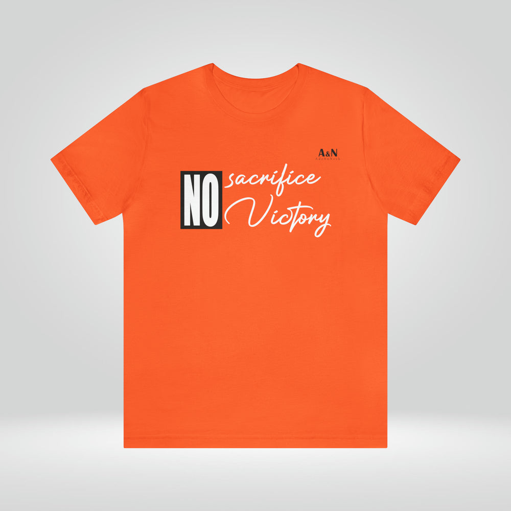 Unisex No Secrifice No Victory Short Sleeve Tee