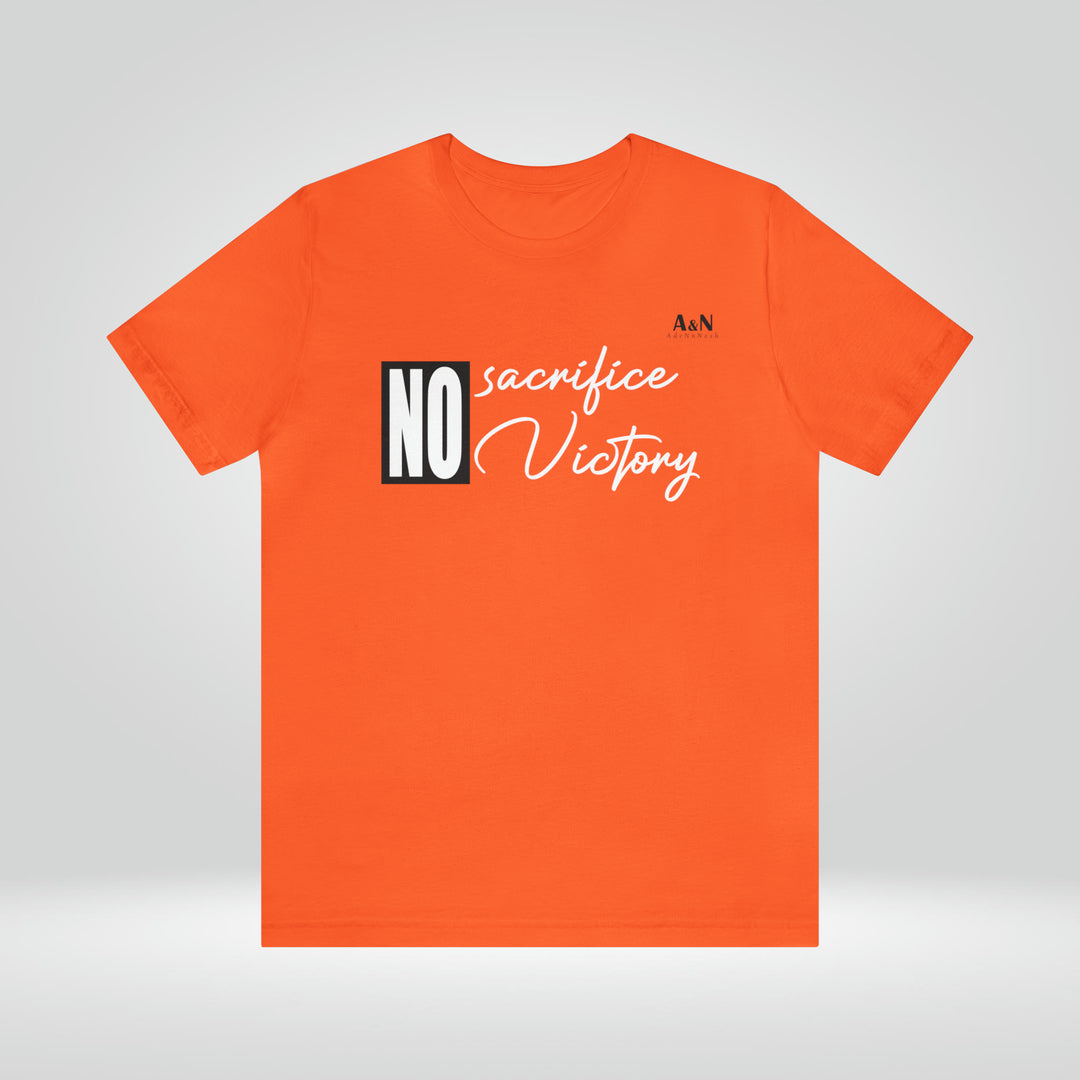 Unisex No Secrifice No Victory Short Sleeve Tee