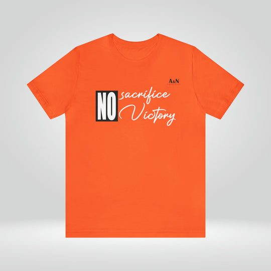 Unisex No Secrifice No Victory Short Sleeve Tee