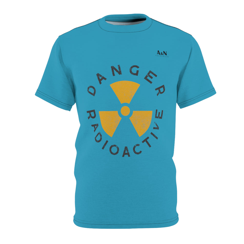 Unisex Danger Radioactive T-shirt Turquoise