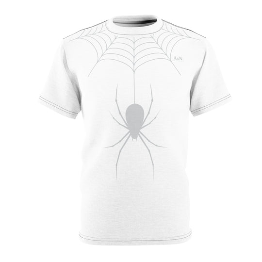 Unisex Halloween Spider-Web T-shirt White