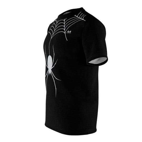 Unisex Halloween Spider-Web T-shirt Black