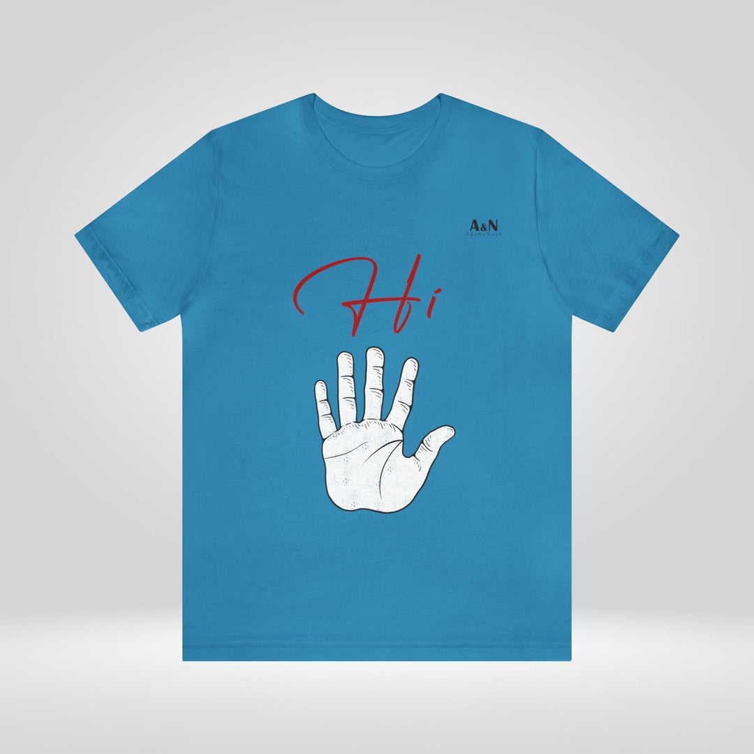 Unisex Hi Five Jersey Short Sleeve Tee