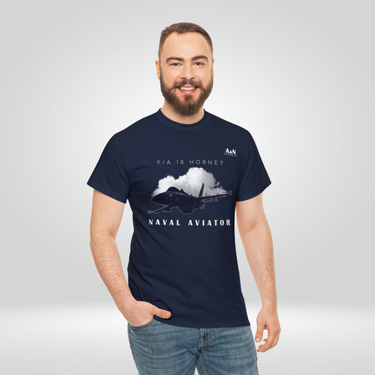 Unisex Naval Aviator Heavy Cotton T-shirt