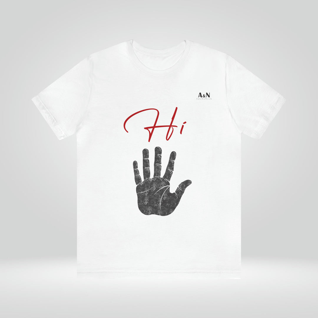 Unisex Hi Five Jersey Short Sleeve Tee