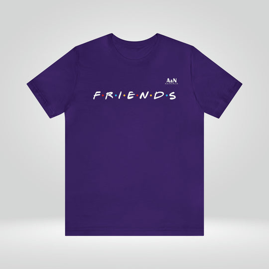 Unisex Friends Jersey Short Sleeve Tee