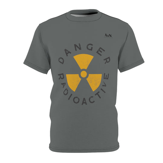 Unisex Danger Radioactive T-shirt Dark Grey