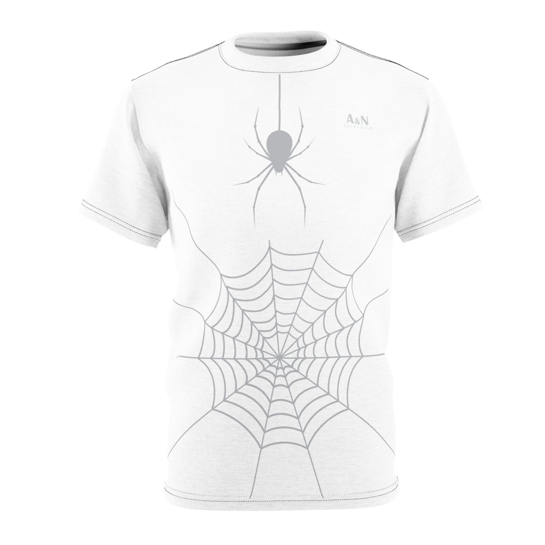 Unisex Halloween Spider Web T-Shirt White