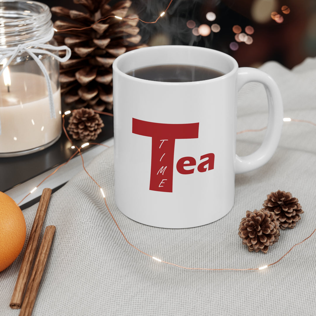 Tea Time Ceramic Mug 11oz