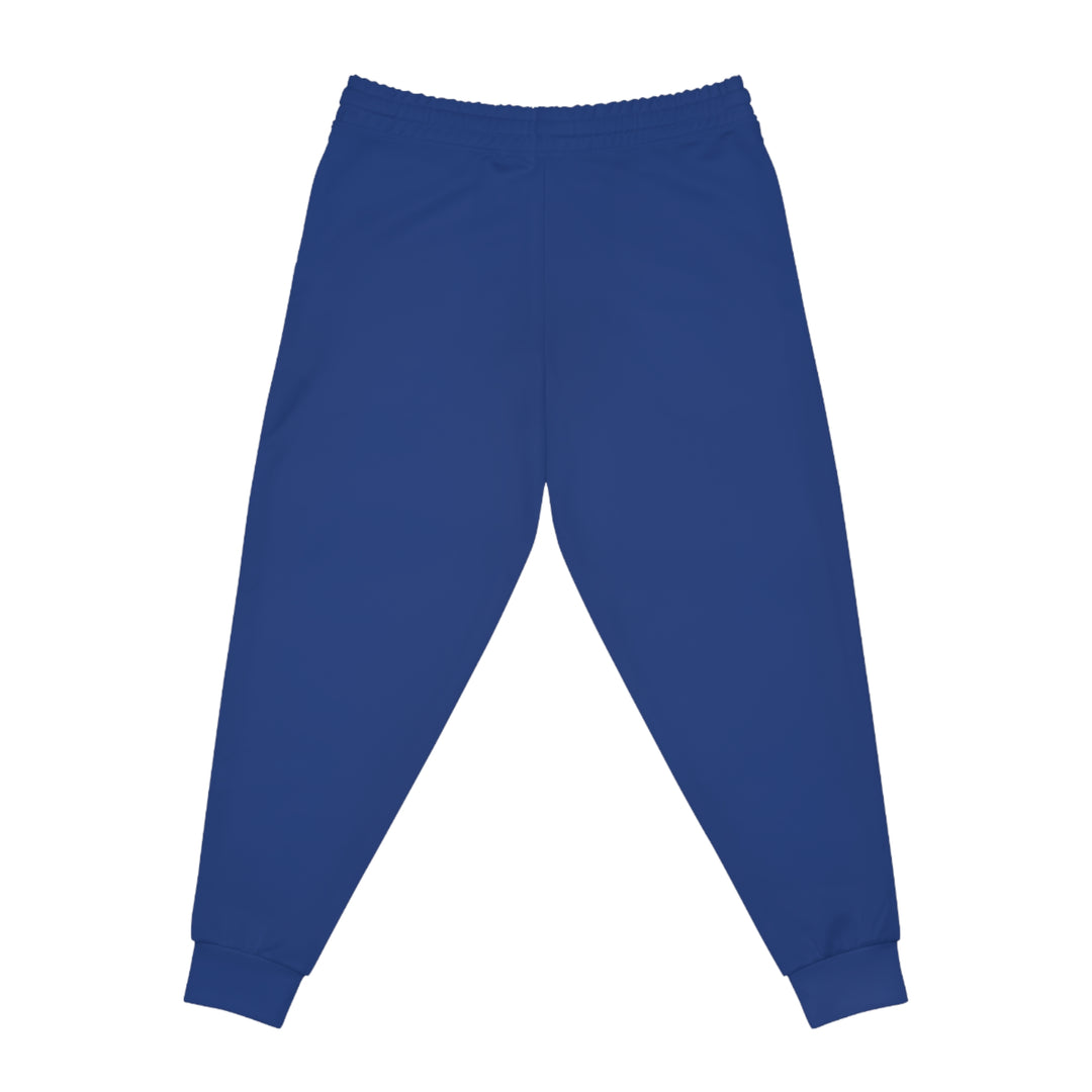 Unisex Athletic Cheetah Joggers Dark Blue