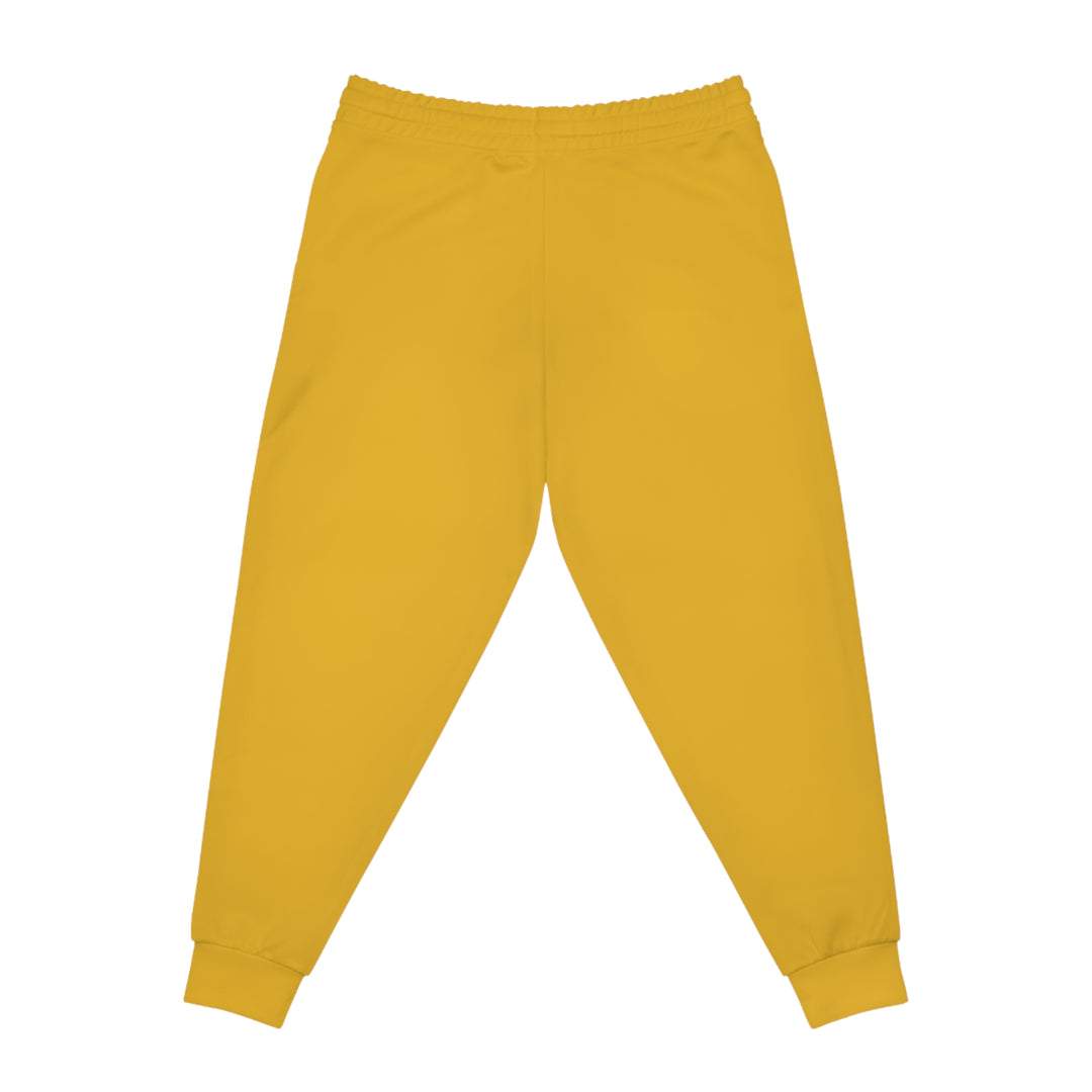 Unisex Athletic Cheetah Joggers Yellow