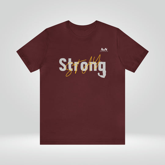 Unisex Stay Strong Jersey Short Sleeve Tee