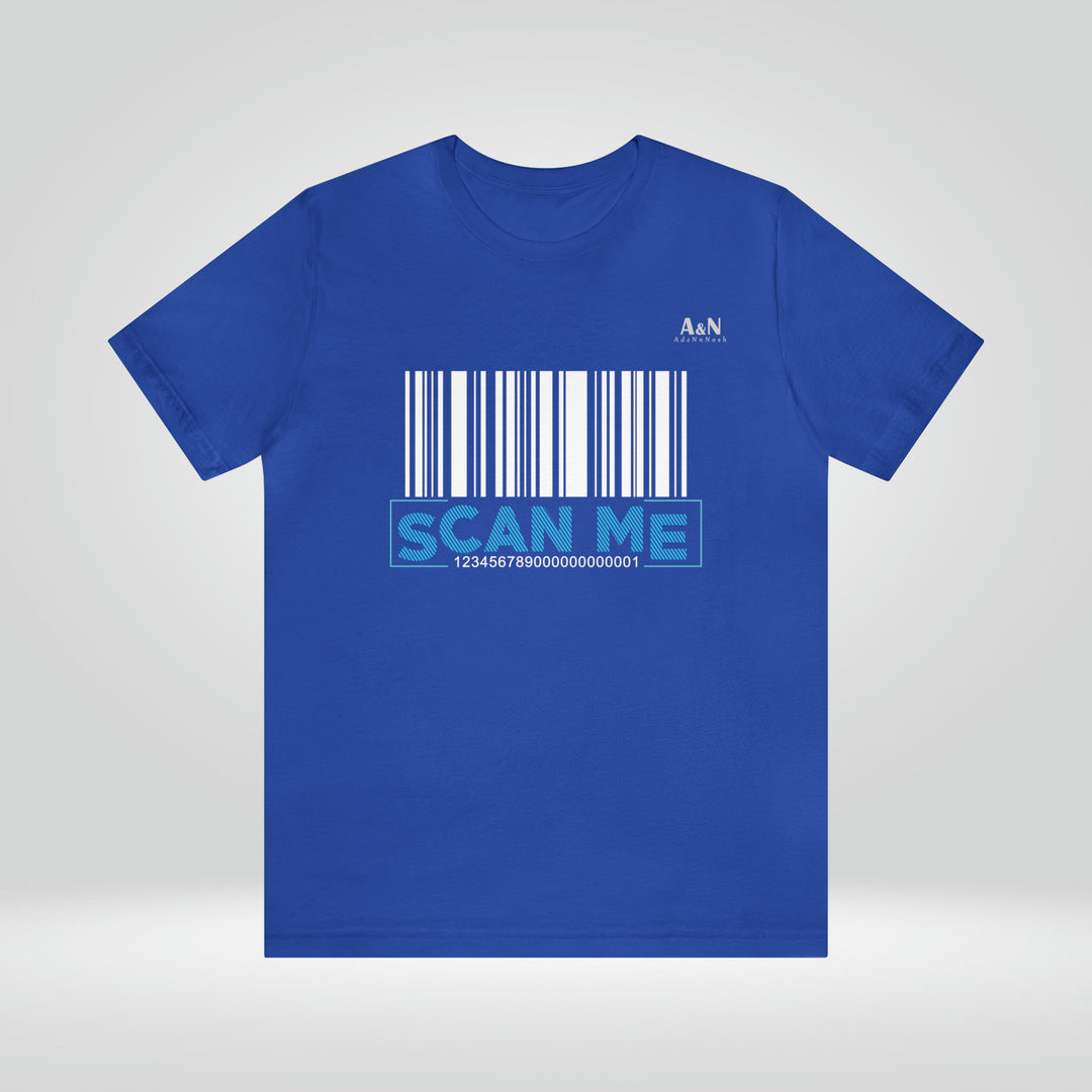 Unisex  Barcode Scan Me Jersey Short Sleeve Tee