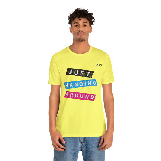 Unisex Just Hanging Around Jersey Short Sleeve Tee