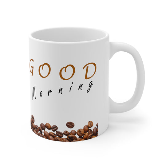 Ceramic Coffee Mug White 11oz