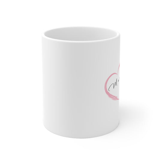 White Ceramic Mug for Mothers