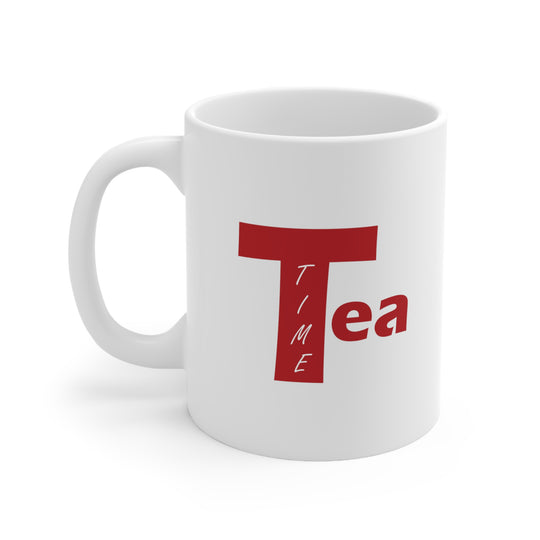 Tea Time Ceramic Mug 11oz