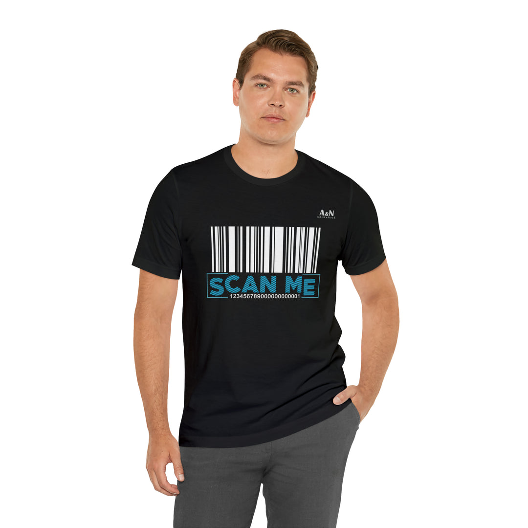 Unisex  Barcode Scan Me Jersey Short Sleeve Tee