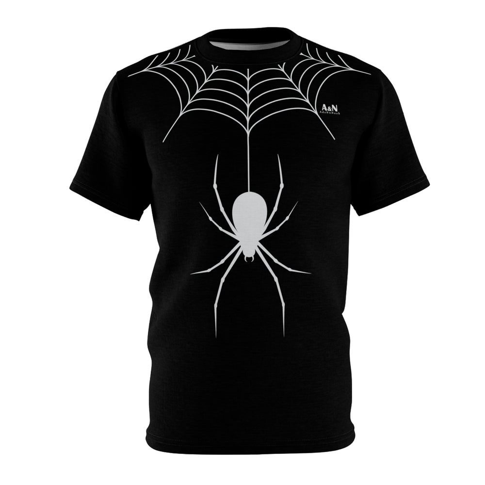 Unisex Halloween Spider-Web T-shirt Black