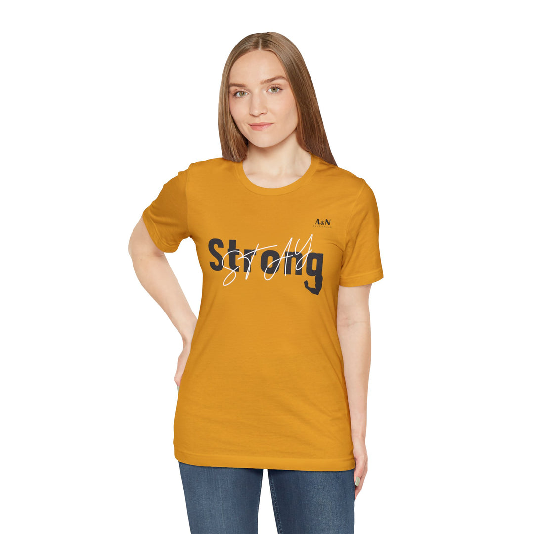 Unisex Stay Strong Jersey Short Sleeve Tee