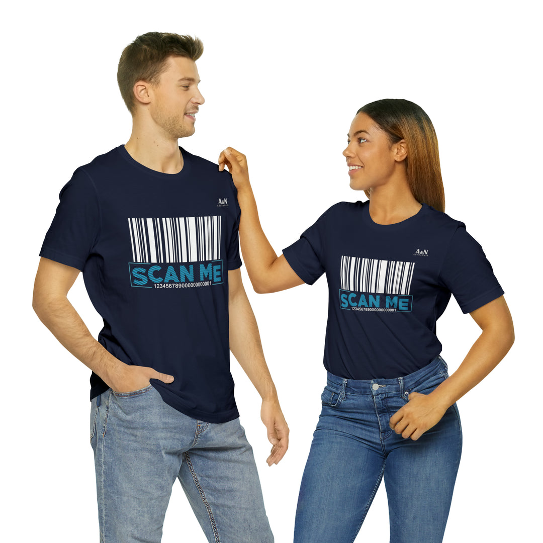 Unisex  Barcode Scan Me Jersey Short Sleeve Tee