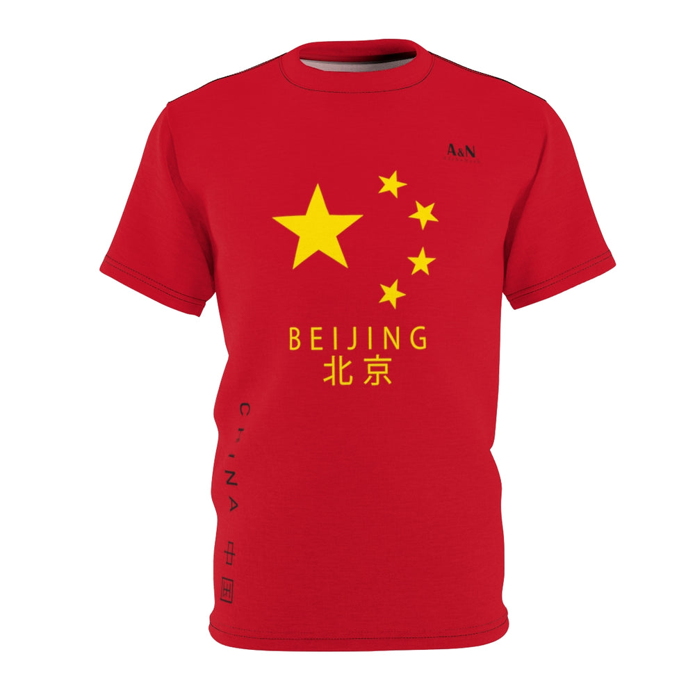 Unisex China-Beijing T-shirt Red