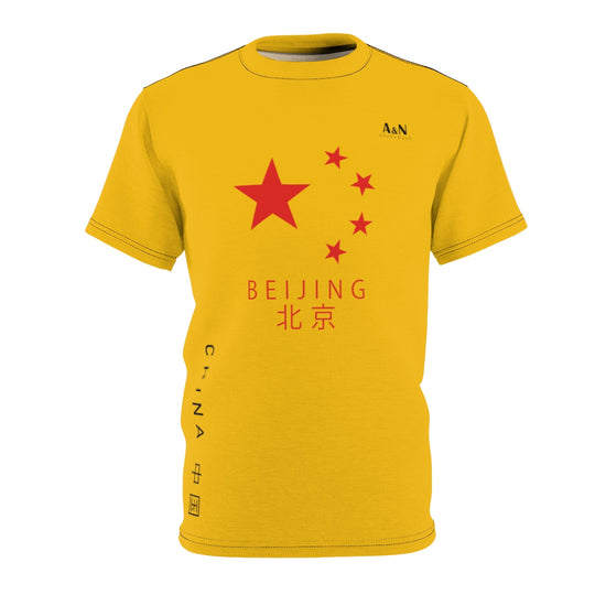 Unisex China-Beijing T-shirt Yellow