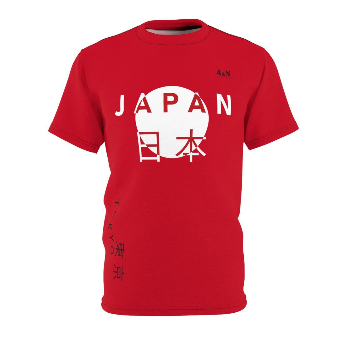 Unisex Japan-Tokyo T-shirt Red