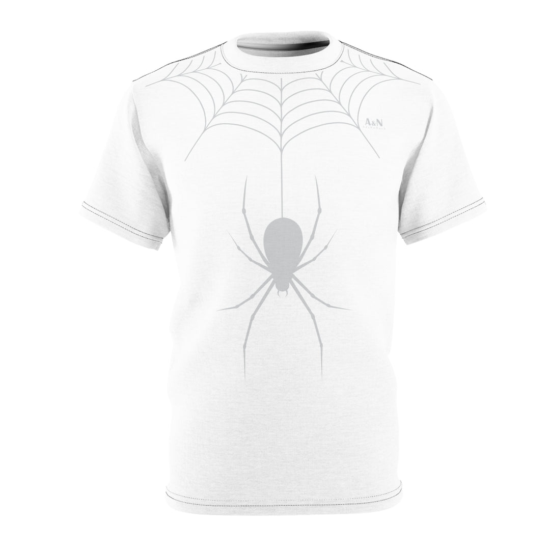 Unisex Halloween Spider-Web T-shirt White