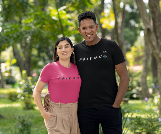 Unisex Friends Jersey Short Sleeve Tee